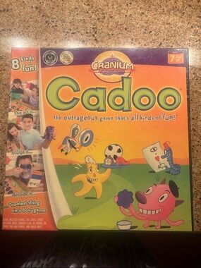 Cranium Cadoo Family Board Game - Bright Orange Box